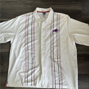 Vintage 90’s Button up Short Sleeve Buffalo Bills Bowling Shirt 2xl Rare